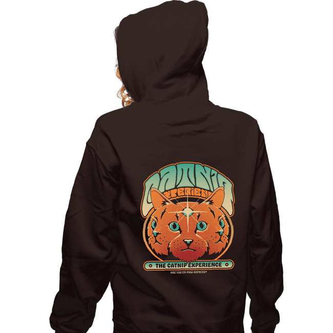 Daily_Deal_Shirts Zippered Hoodies, Unisex / Small / Dark Chocolate Catnip Experience