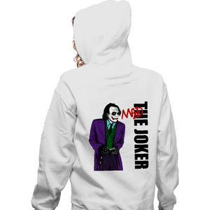 Shirts Zippered Hoodies, Unisex / Small / White Mad