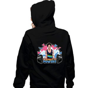 Shirts Zippered Hoodies, Unisex / Small / Black Screetch Powers