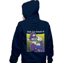 Load image into Gallery viewer, Shirts Zippered Hoodies, Unisex / Small / Navy Wah Can Smash It!
