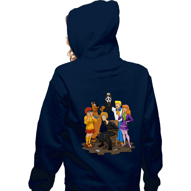 Secret_Shirts Zippered Hoodies, Unisex / Small / Navy Scooby Suprise