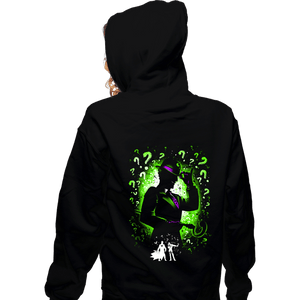 Daily_Deal_Shirts Zippered Hoodies, Unisex / Small / Black The Enigma