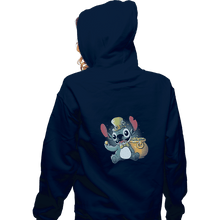 Load image into Gallery viewer, Shirts Pullover Hoodies, Unisex / Small / Navy Irish Alien
