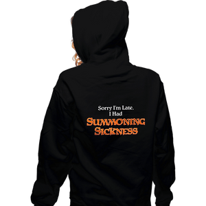 Secret_Shirts Zippered Hoodies, Unisex / Small / Black Summoning Sickness