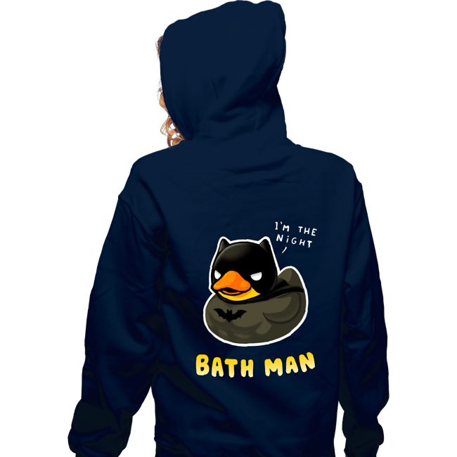 Secret_Shirts Zippered Hoodies, Unisex / Small / Navy The Bath Man