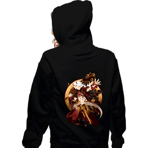 Shirts Zippered Hoodies, Unisex / Small / Black Hanamizaka Heroics Arataki Itto