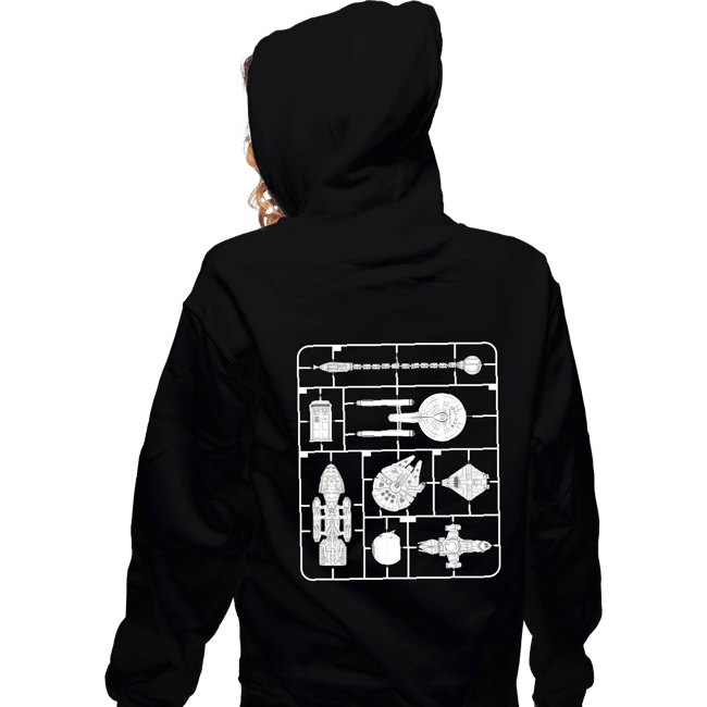 Secret_Shirts Zippered Hoodies, Unisex / Small / Black Space Battle Kit
