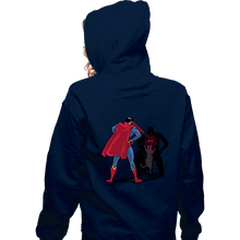 Load image into Gallery viewer, Daily_Deal_Shirts Zippered Hoodies, Unisex / Small / Navy Super Fun Game
