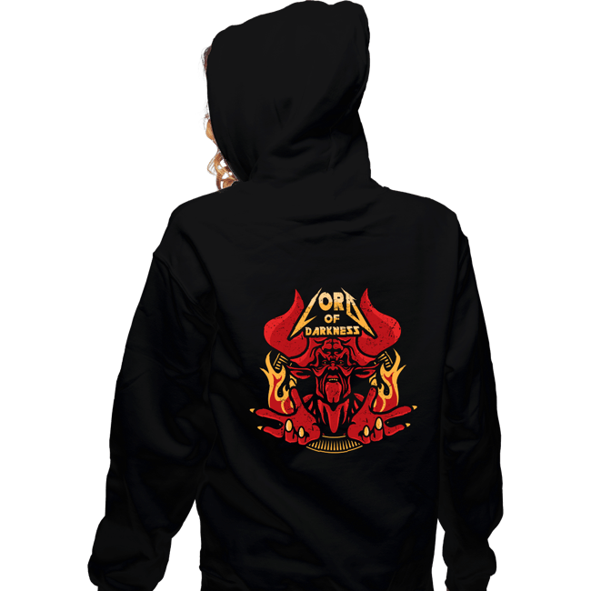 Daily_Deal_Shirts Zippered Hoodies, Unisex / Small / Black Dark Legend