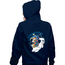 Load image into Gallery viewer, Daily_Deal_Shirts Zippered Hoodies, Unisex / Small / Navy Didymus Charge!
