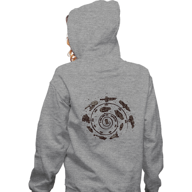 Secret_Shirts Zippered Hoodies, Unisex / Small / Sports Grey Timeline