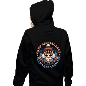 Secret_Shirts Zippered Hoodies, Unisex / Small / Black Camp Christmas
