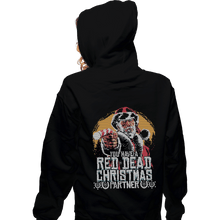 Load image into Gallery viewer, Shirts Zippered Hoodies, Unisex / Small / Black Red Dead Christmas
