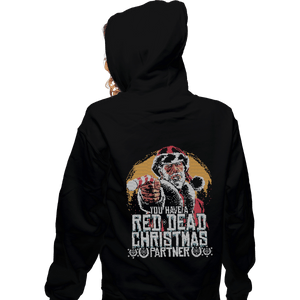 Shirts Zippered Hoodies, Unisex / Small / Black Red Dead Christmas