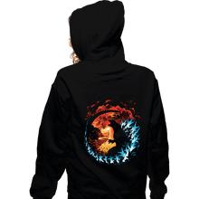 Load image into Gallery viewer, Daily_Deal_Shirts Zippered Hoodies, Unisex / Small / Black Atomic Destruction
