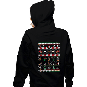 Shirts Zippered Hoodies, Unisex / Small / Black Merry Christmas Uncle Scrooge