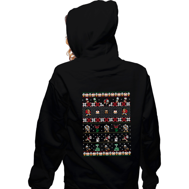 Shirts Zippered Hoodies, Unisex / Small / Black Merry Christmas Uncle Scrooge