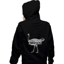 Load image into Gallery viewer, Shirts Pullover Hoodies, Unisex / Small / Black Allegedly Ostrich

