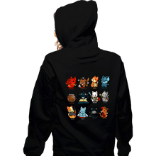 Load image into Gallery viewer, Shirts Zippered Hoodies, Unisex / Small / Black Cat Role Play
