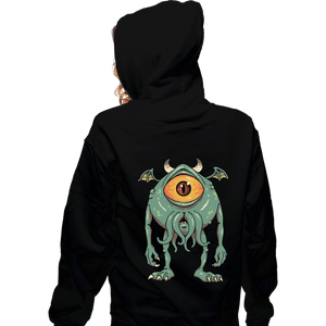 Daily_Deal_Shirts Zippered Hoodies, Unisex / Small / Black Cthulhu Inc