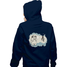 Load image into Gallery viewer, Daily_Deal_Shirts Zippered Hoodies, Unisex / Small / Navy Hoth In Here
