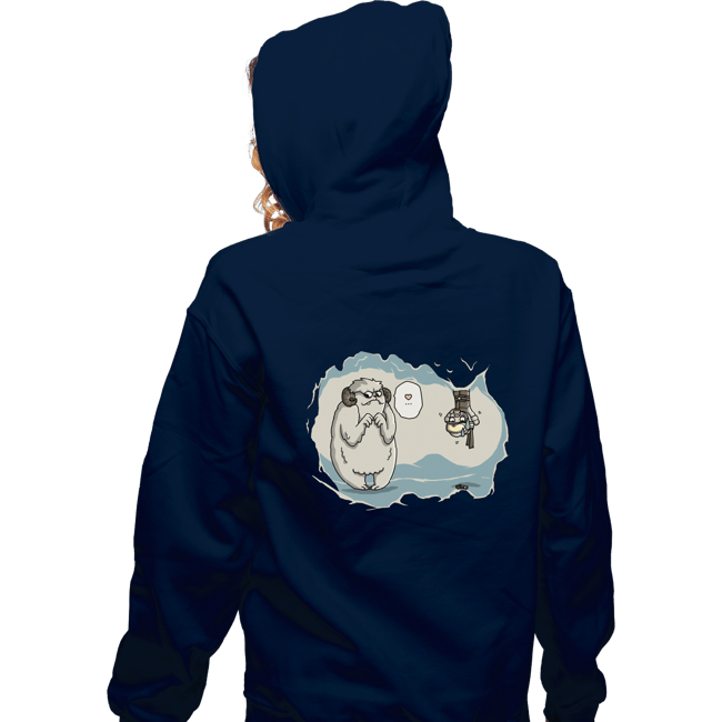 Daily_Deal_Shirts Zippered Hoodies, Unisex / Small / Navy Hoth In Here