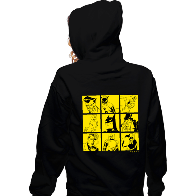 Daily_Deal_Shirts Zippered Hoodies, Unisex / Small / Black Batman Villains'
