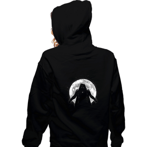 Daily_Deal_Shirts Zippered Hoodies, Unisex / Small / Black Moonlight Knight