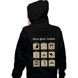 Daily_Deal_Shirts Zippered Hoodies, Unisex / Small / Black Dread Pirate Academy