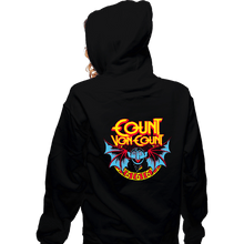 Load image into Gallery viewer, Daily_Deal_Shirts Zippered Hoodies, Unisex / Small / Black The Count
