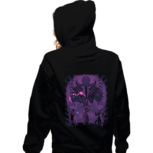 Daily_Deal_Shirts Zippered Hoodies, Unisex / Small / Black Mindflayer's den