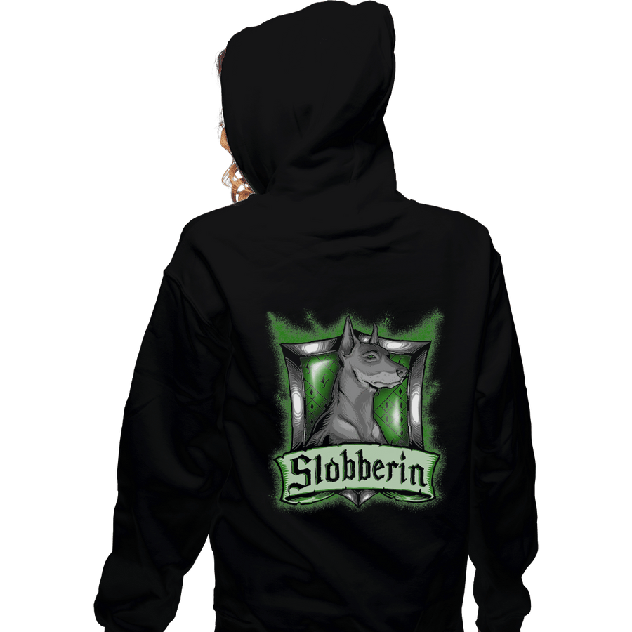 Shirts Zippered Hoodies, Unisex / Small / Black Hairy Pupper House Slobberin