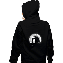 Load image into Gallery viewer, Shirts Zippered Hoodies, Unisex / Small / Black Moonlight Straw Hat
