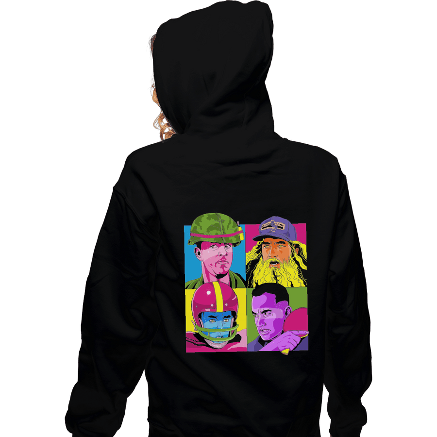 Shirts Zippered Hoodies, Unisex / Small / Black Run Forrest Run