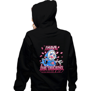 Shirts Zippered Hoodies, Unisex / Small / Black Gawr Gura