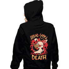 Load image into Gallery viewer, Daily_Deal_Shirts Zippered Hoodies, Unisex / Small / Black Holy Love Grenade
