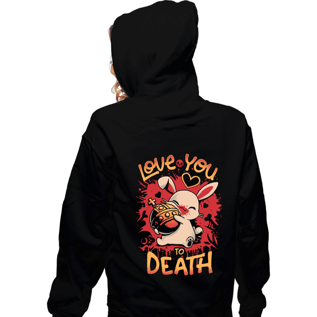 Daily_Deal_Shirts Zippered Hoodies, Unisex / Small / Black Holy Love Grenade