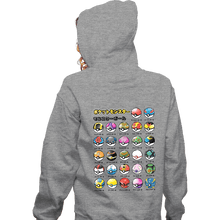Load image into Gallery viewer, Secret_Shirts Zippered Hoodies, Unisex / Small / Sports Grey Pokeball Types
