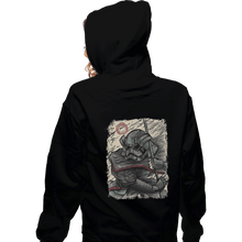 Load image into Gallery viewer, Shirts Zippered Hoodies, Unisex / Small / Black The Samurai Captain
