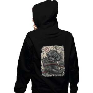 Shirts Zippered Hoodies, Unisex / Small / Black The Samurai Captain