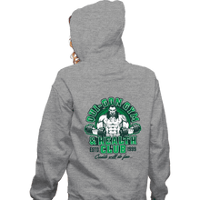 Load image into Gallery viewer, Daily_Deal_Shirts Zippered Hoodies, Unisex / Small / Sports Grey Qui-Gon Gym
