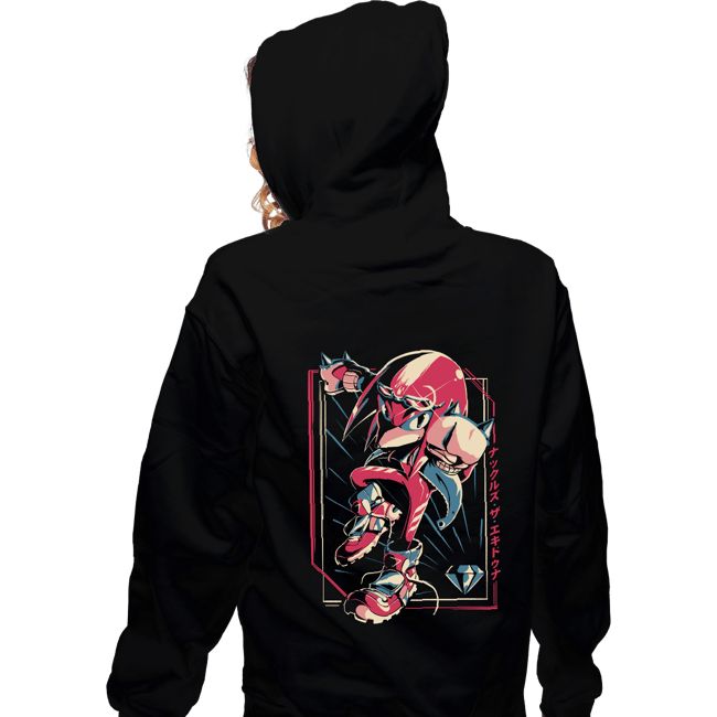 Daily_Deal_Shirts Zippered Hoodies, Unisex / Small / Black The Guardian Knuckles
