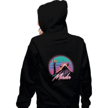 Load image into Gallery viewer, Shirts Pullover Hoodies, Unisex / Small / Black Mordor Wave
