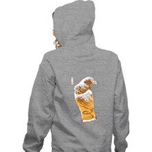 Load image into Gallery viewer, Daily_Deal_Shirts Zippered Hoodies, Unisex / Small / Sports Grey The Great Beer Wave
