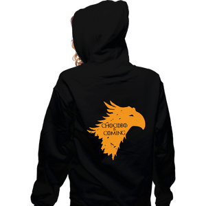 Shirts Zippered Hoodies, Unisex / Small / Black Chocobo Is Coming