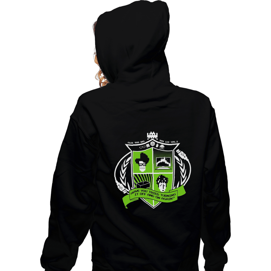 Shirts Zippered Hoodies, Unisex / Small / Black IT Crest