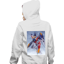 Load image into Gallery viewer, Daily_Deal_Shirts Zippered Hoodies, Unisex / Small / White Wing Zero Watercolor

