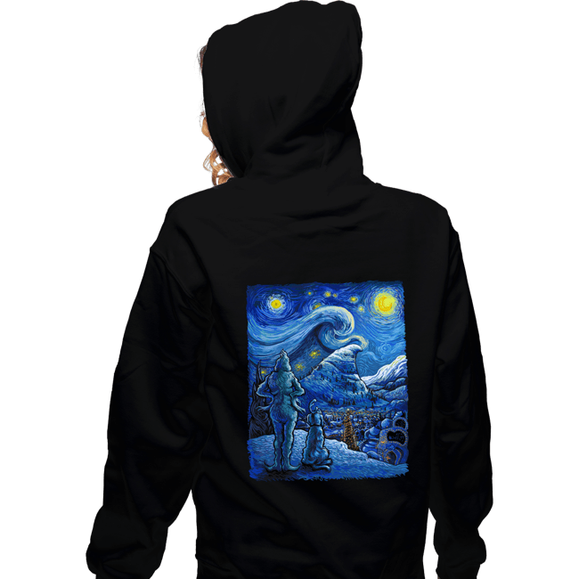 Secret_Shirts Zippered Hoodies, Unisex / Small / Black Starry Crumpit