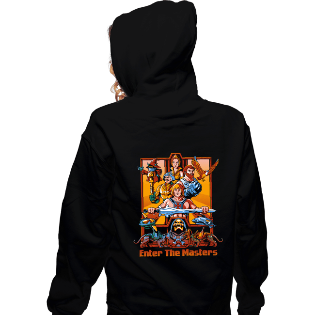 Shirts Zippered Hoodies, Unisex / Small / Black Enter The Masters