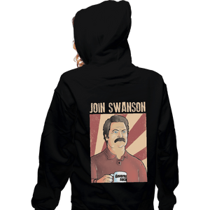 Shirts Zippered Hoodies, Unisex / Small / Black Join Swanson